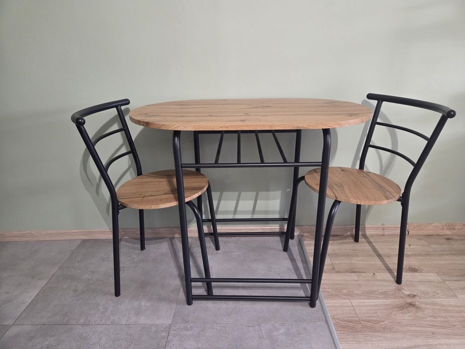 Zestaw stół + 2 krzesła Jysk GADSTRUP