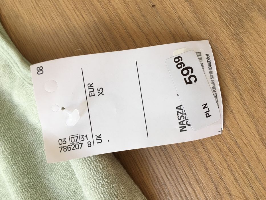 Body na jedno ramię ZARA XS-S NOWE z metką