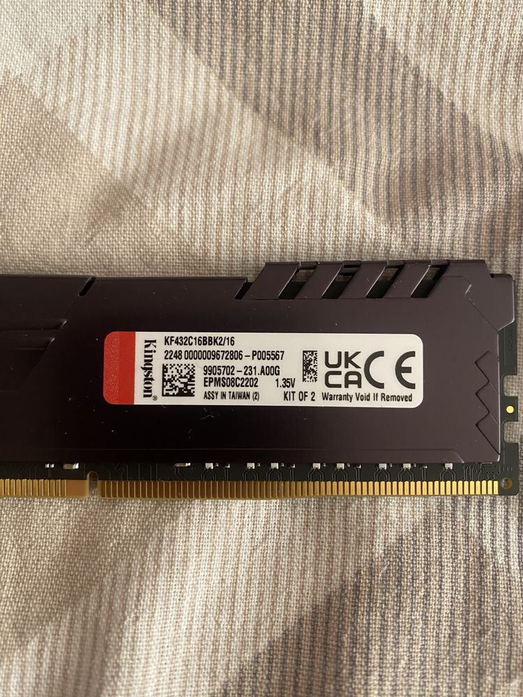 ОЗП Kingston Fury DDR4-3200, 16GB (2x8) Beast