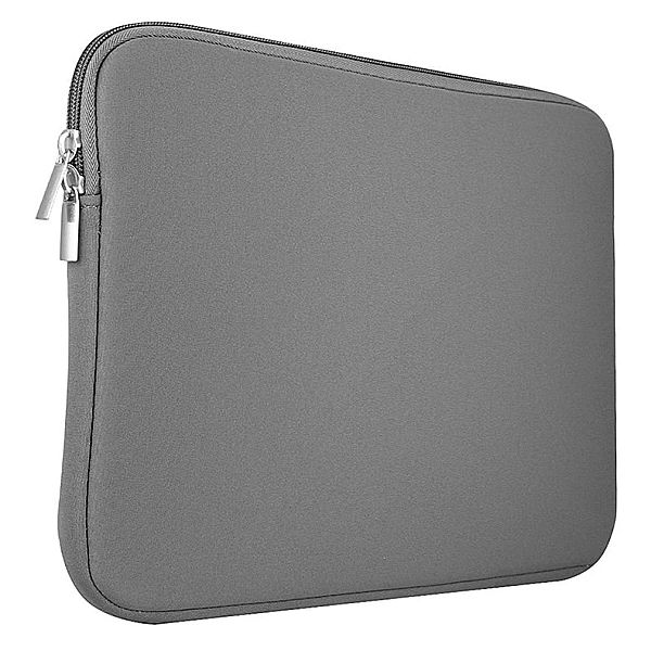 Szara torba na laptopa 15,6'' organizer etui wsuwka na komputer tablet