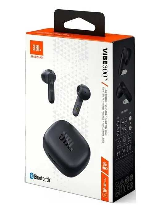 Навушники JBL Wave 300 TWS JBLV300TWSBLKEU чорні