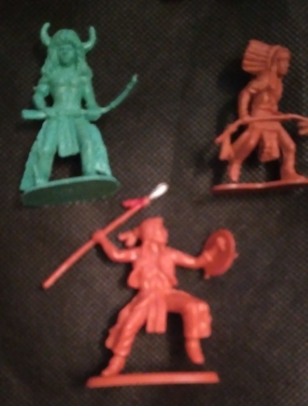 Bonecos Índios e Cowboys + Cavalos + Acessórios