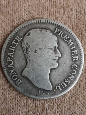 francja 5 franków napoleon bonaparte 1804r tuluza srebro