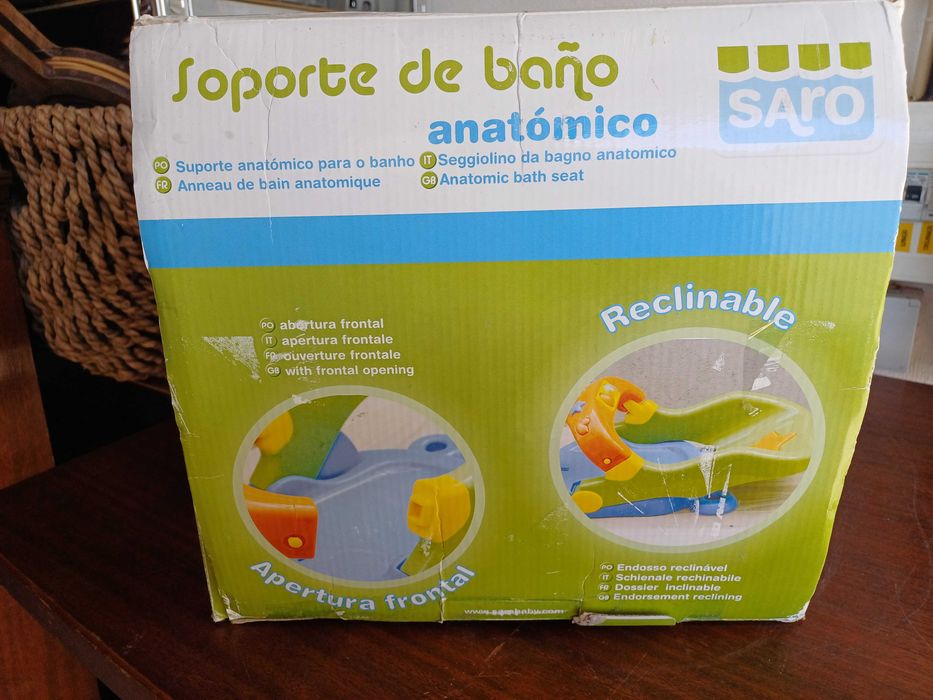 Suporte anatómico para banho SARO