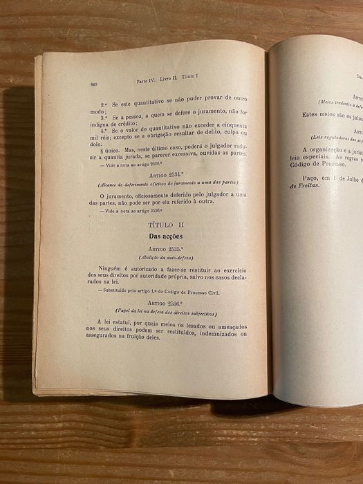 Código Civil Português - 1960 - Pires Lima, Antunes Varela