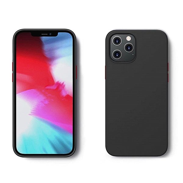 Joyroom Color Series ochronne etui do iPhone 12 Pro Max czarny (JR-BP8