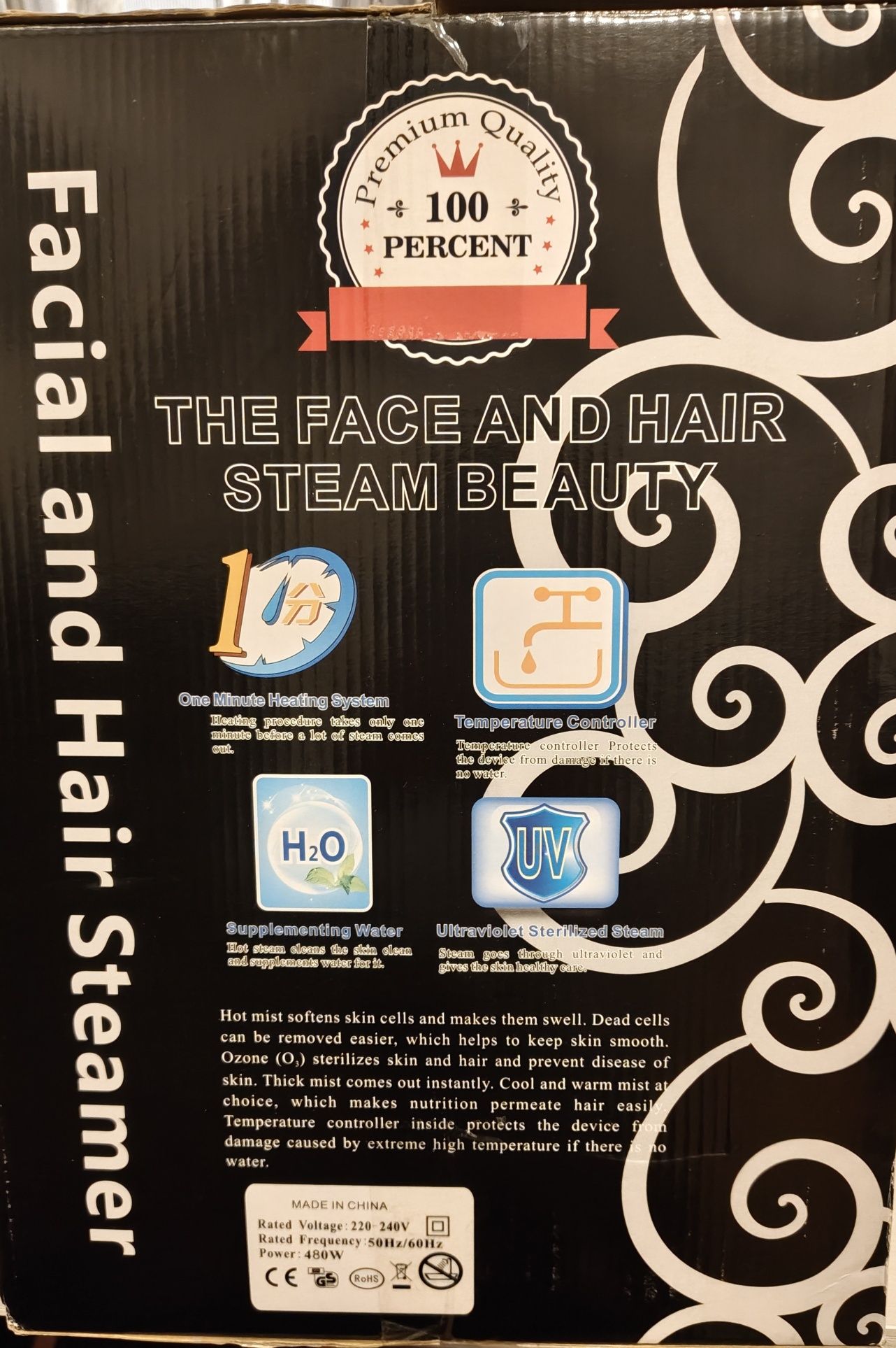 Vaporizador face and hair