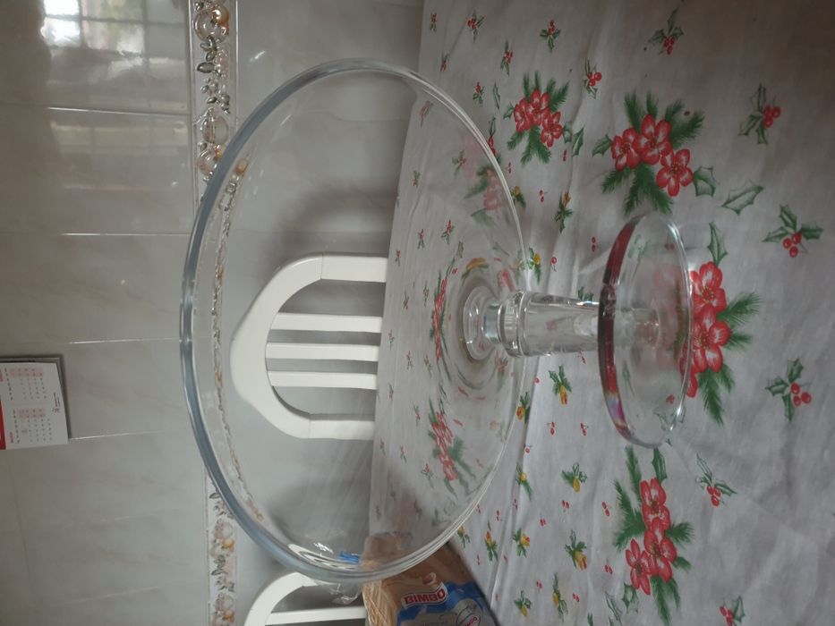 Fruteira em cristal