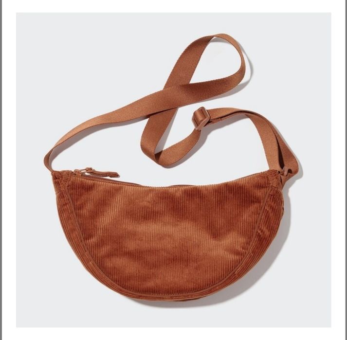 Uniqlo. Вельветовая сумка-"бананка".