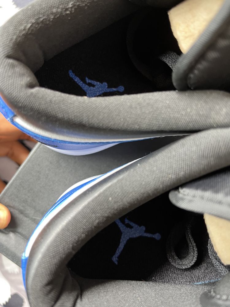 Jordan one azul e branca original