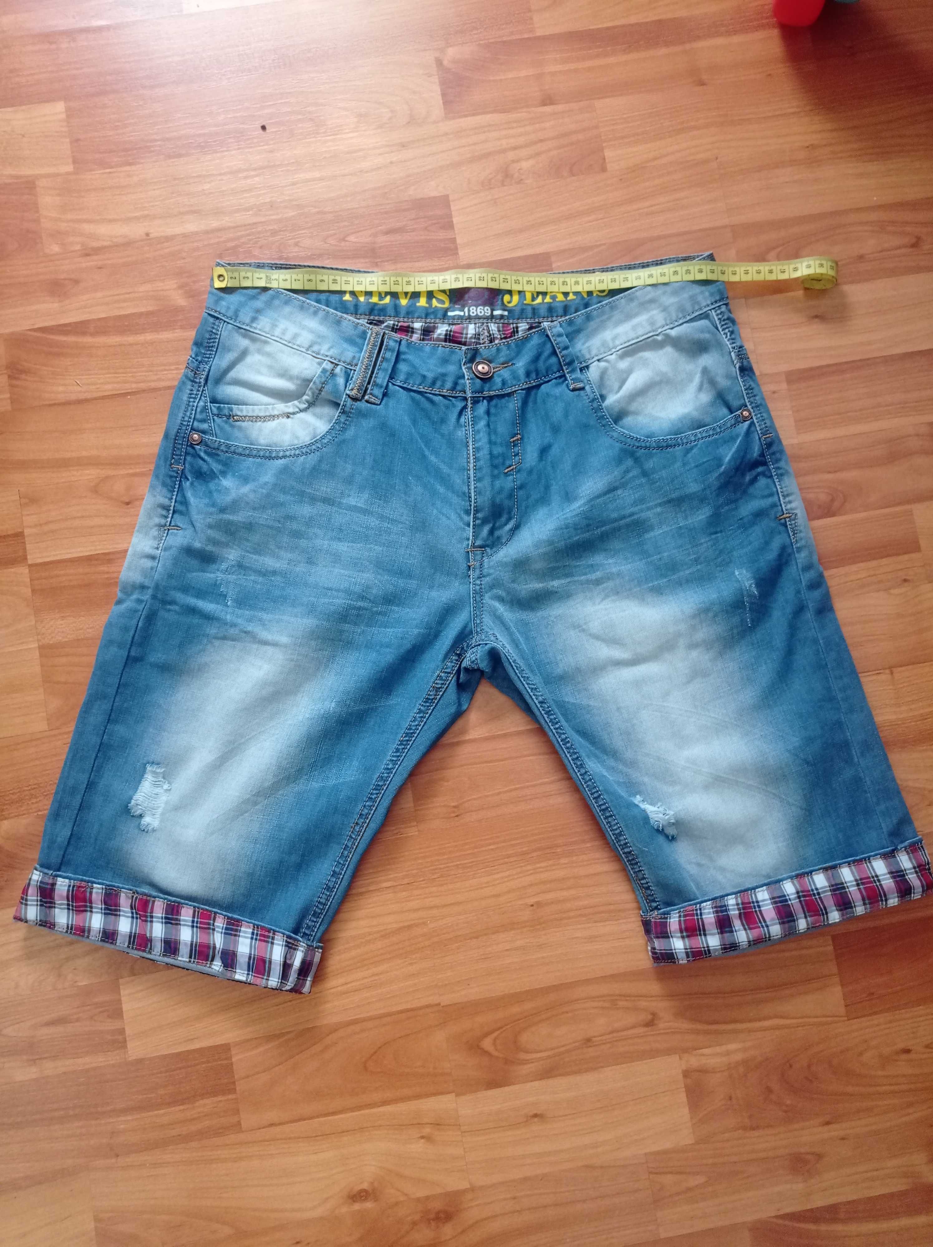 Spodenki jeansowe meskie 34 rozmiar