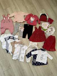 Набір пакет одягу для новонародженої дівчинки H&M George Disney Next