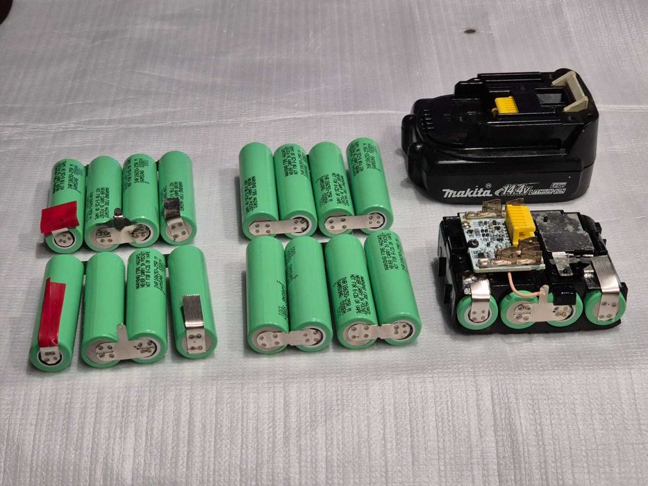 Akumulator wkład do  wymiany Makita 14,4V BL1415 1,3Ah - 2,5Ah