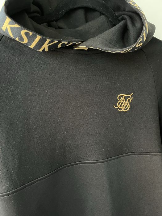 Толстовка чорна siksilk, розмір s