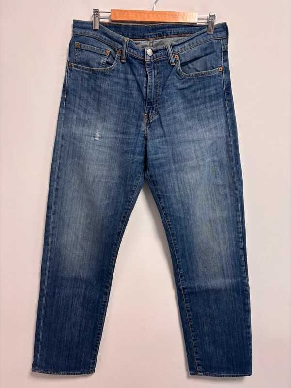 Levi's 751 W33 L32 męskie jeansy niebieskie 100% bawełna proste