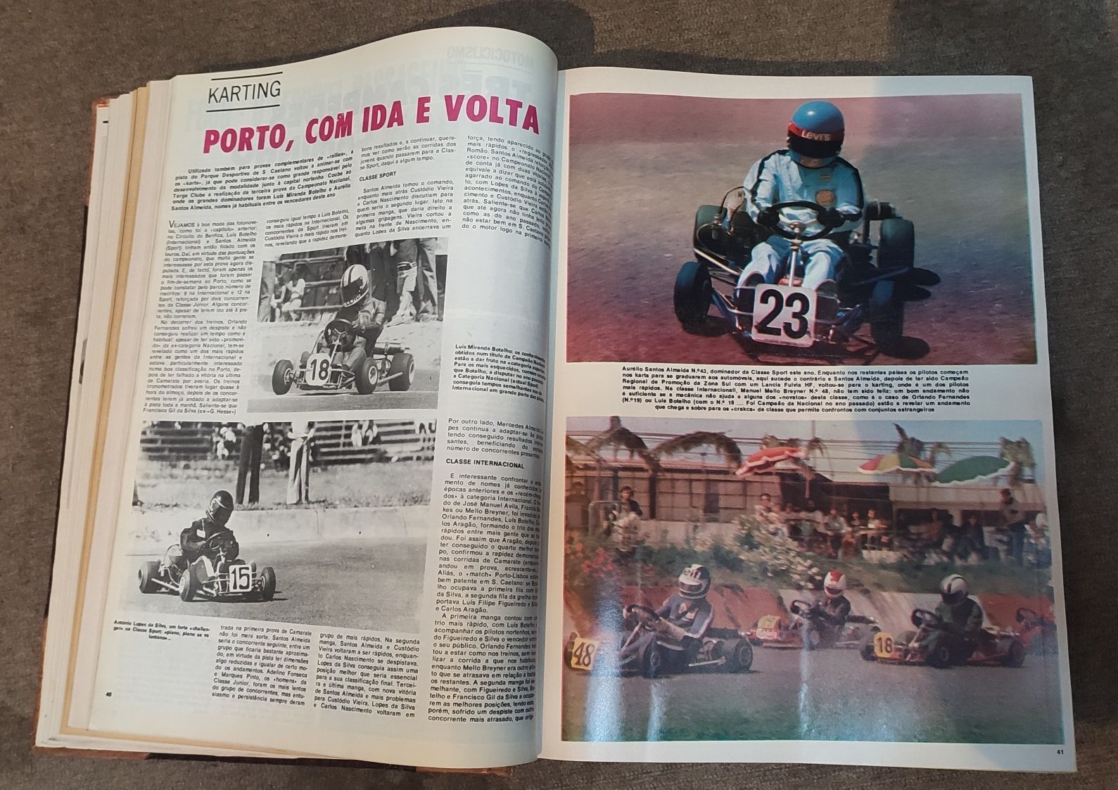 Coleção de Livros revistas Motor de automobilismo da década 1970 Ralis