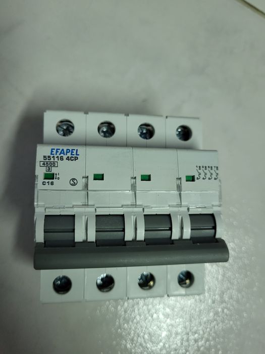 Disjuntor trifásico Efapel  #4