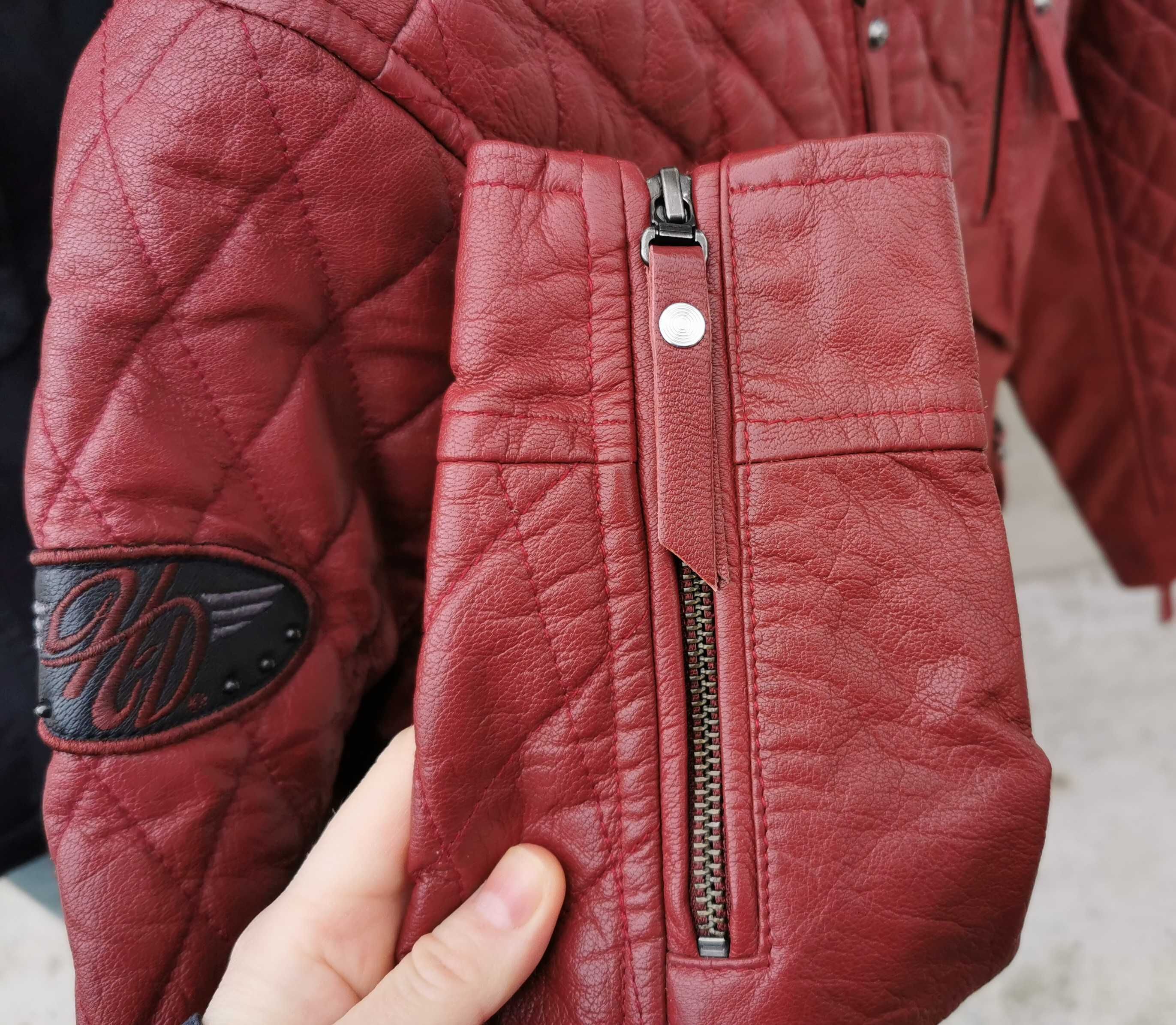 Кожаная куртка косуха Harley Davidson S