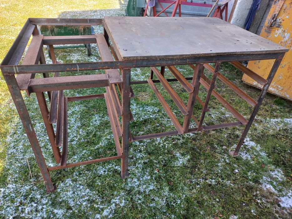 Stół warsztatowy traserski OKAZJA płyta traserska solidny stół