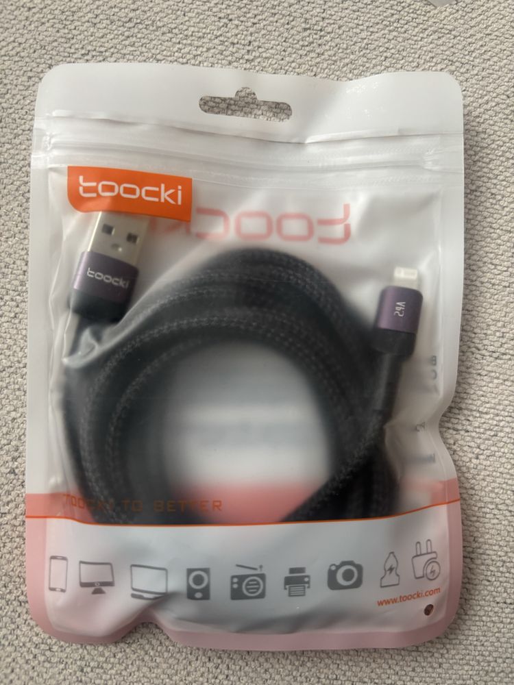 Kabel szybkiego ładowania USB A -> Lightning Iphone