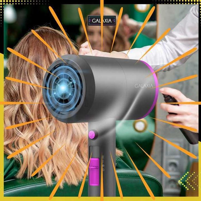 Profesjonalna Suszarka Do Włosów 1800W Jonizacja 3 Końcówki NOWA