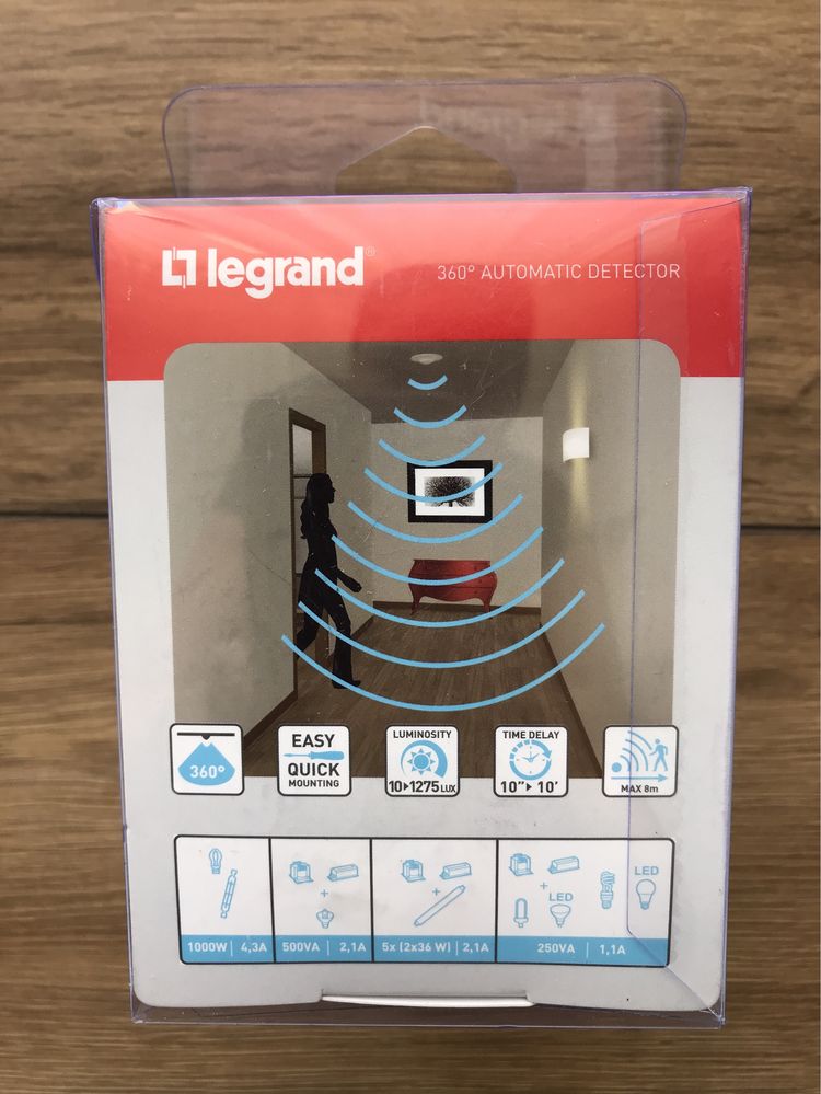 Sensor de movimento Legrand