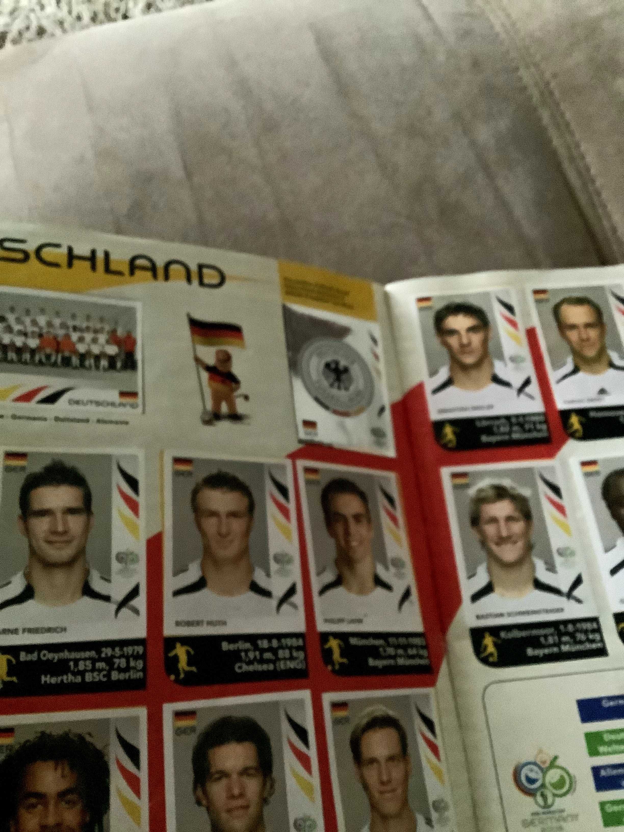 Caderneta completa de cromos do Mundial Alemanha Germany 2006
