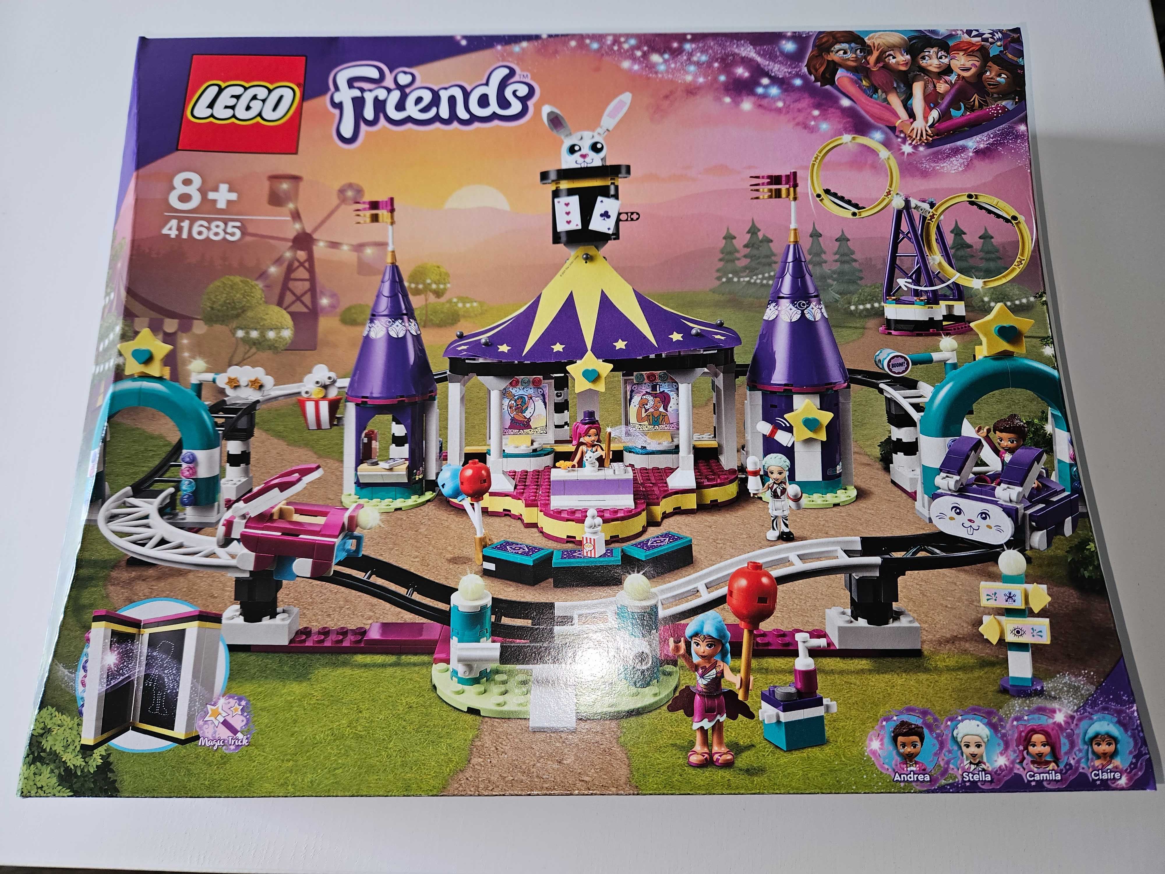 LEGO Friends 41685 Magiczne wesołe miasteczko z kolejką górską
