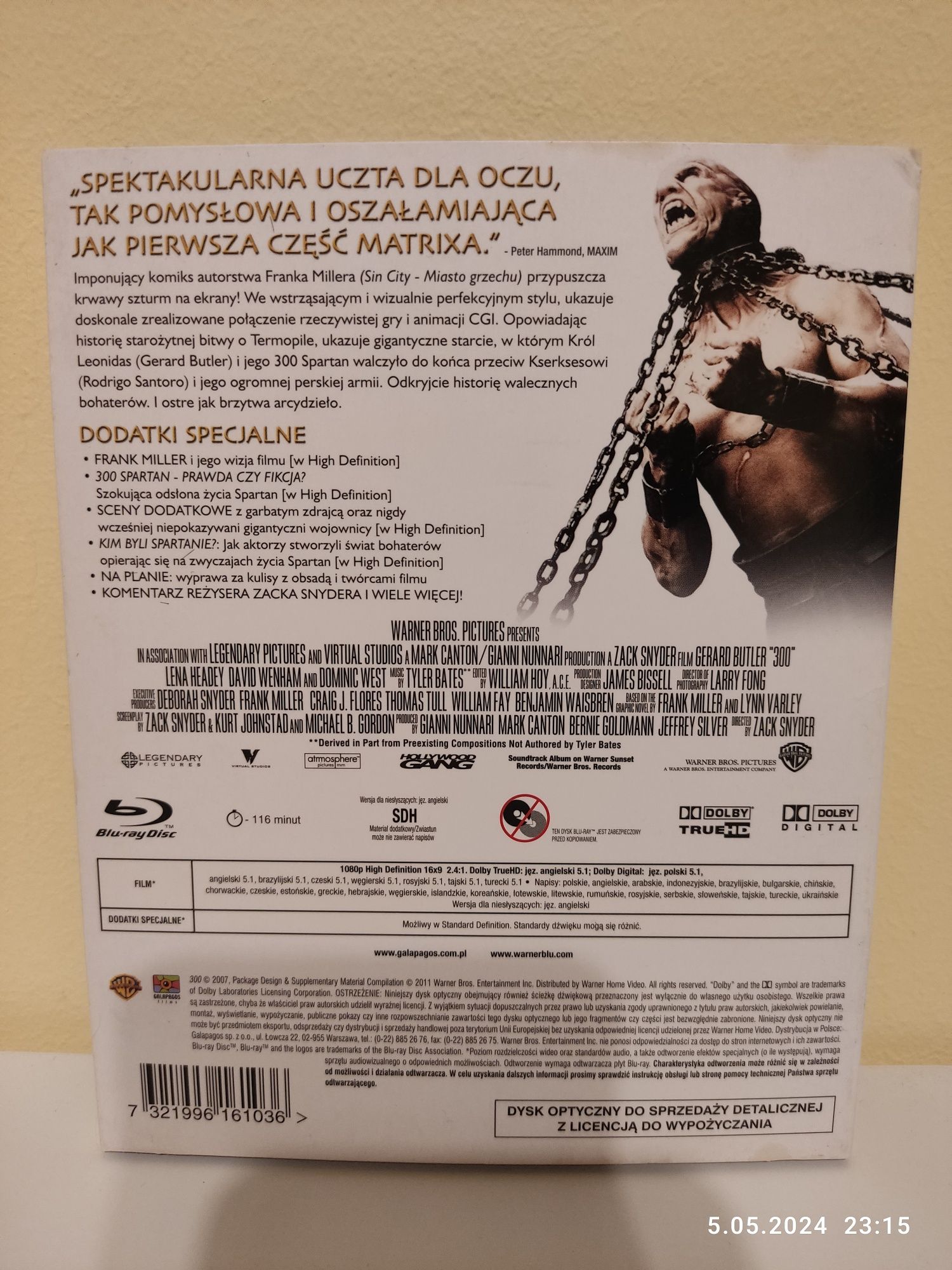 300 Blu ray Premium Collection lektor napisy PL