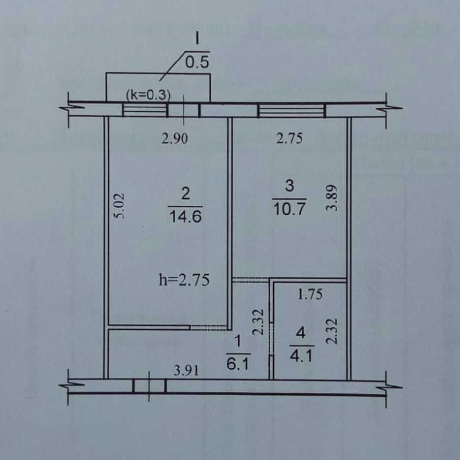 Продам 1к.кв. в новострое на Тополе