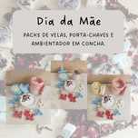 * Dia da mãe * Velas/Copos Porta Jóias/Ambientador em concha