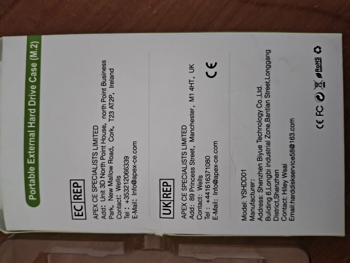 Корпус T24 USB3.1 Type C на M.2 NGFF SSD M2 для мобильного диску