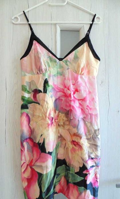 By Ted Baker śliczna koszula nocna w kwiaty na ramiączkach 38