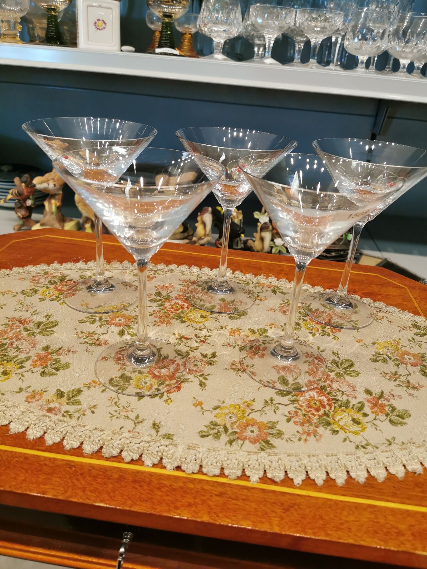 Kieliszki szklane do Martini nie kryształowe