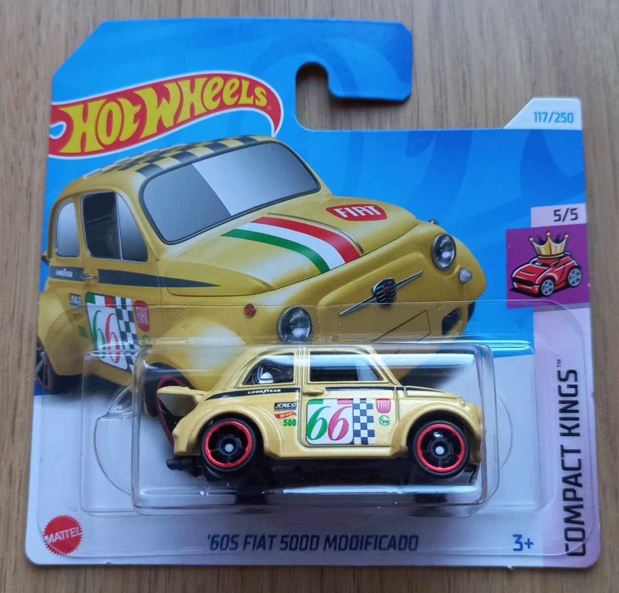 Fiat 500D Modificado 60's Hot Wheels nowy fabrycznie zapakowany