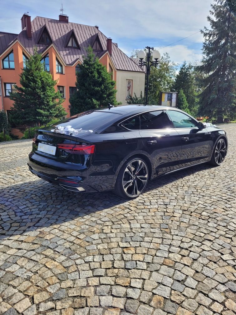 Wynajem samochodu do ślubu Audi A5 Quattro S-Line