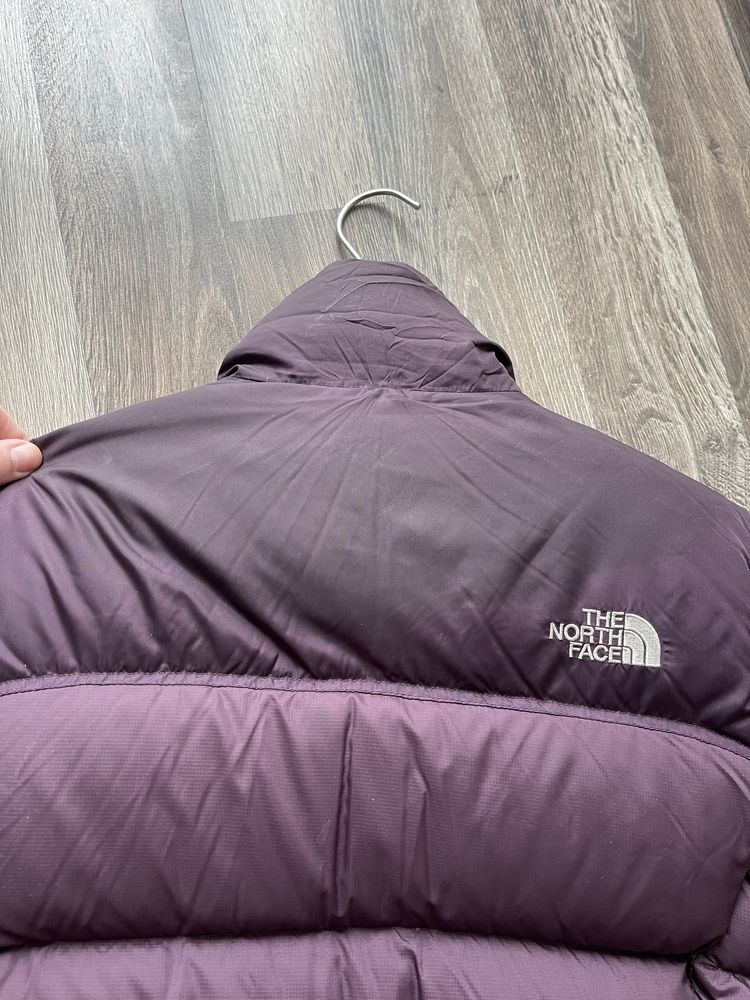 Пуховик жіночий the north face 700 original фіолетовий