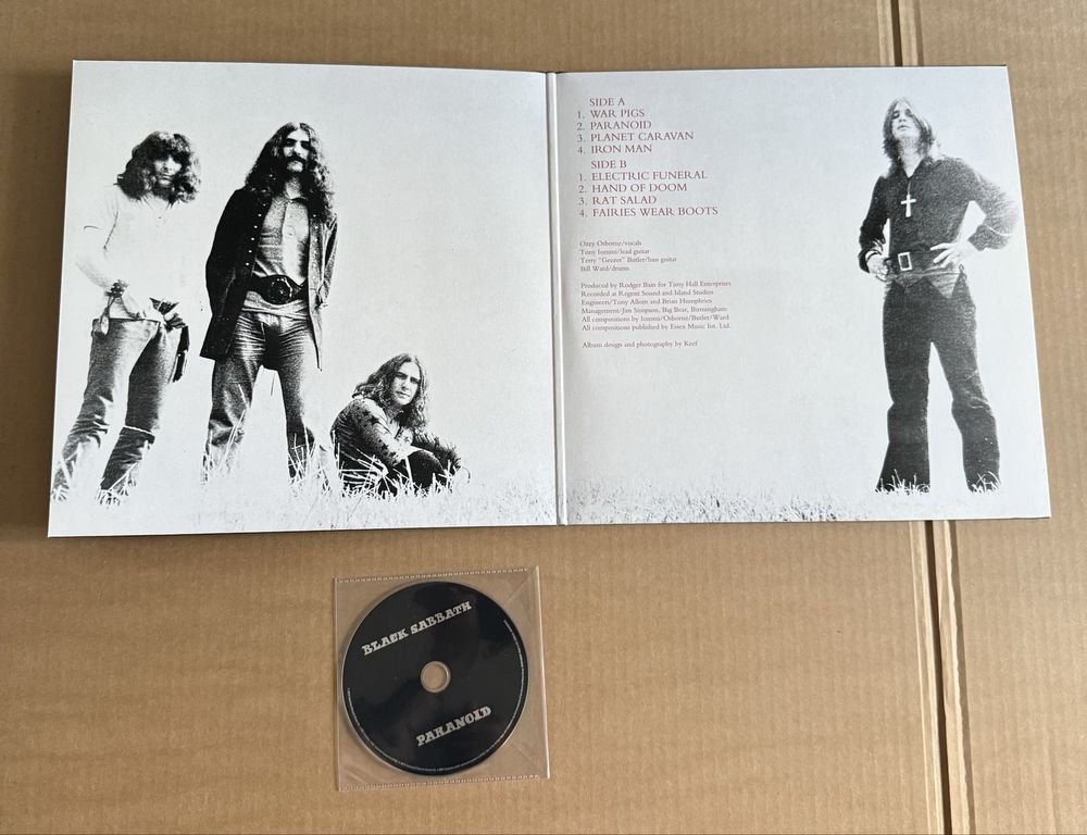 Black Sabbath - Paranoid LP + CD Ozzy Osbourne