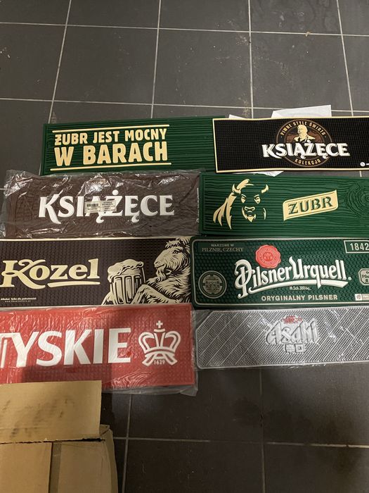 Gumy barowe 2 sztuki tyskie i inne