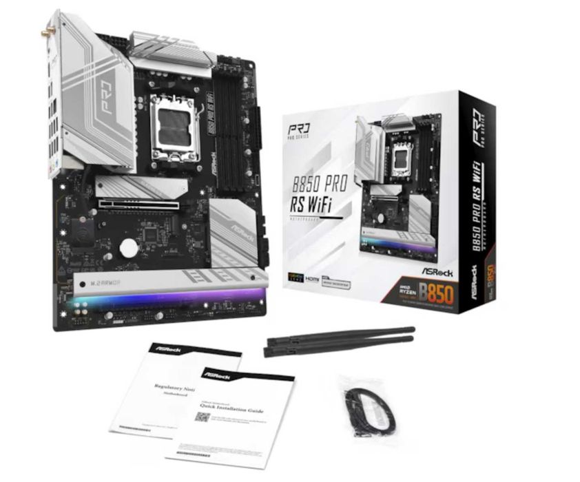 ASRock B850 Pro RS WiFi (Розетка гарантія) Материнська плата AM5