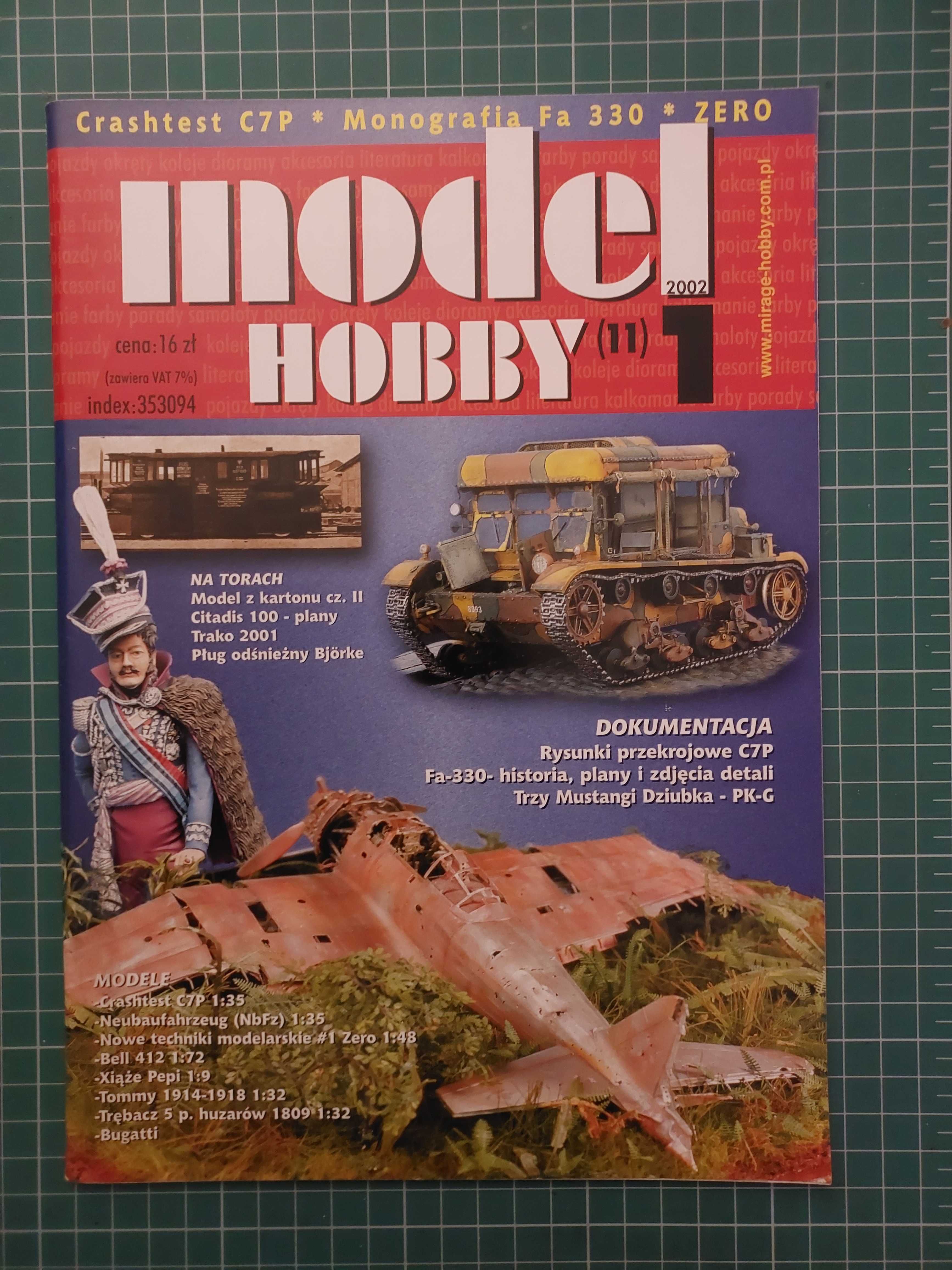 Sprzedam czasopismo Model Hobby, numery 1-3, rocznik 2002