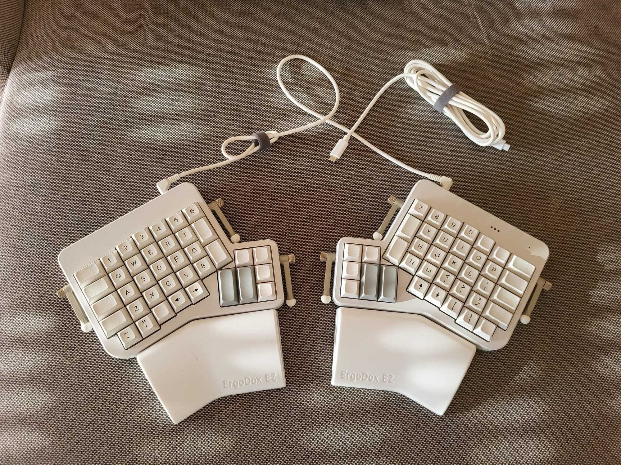 Teclado Separado ErgoDox EZ, Branco, Cherry MX Brown