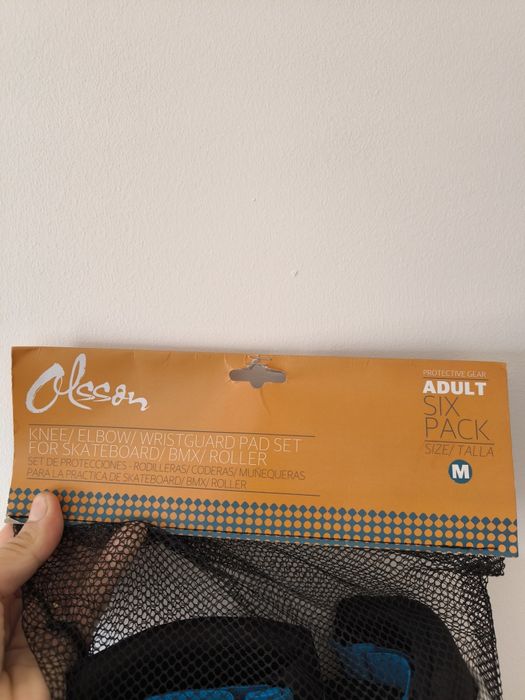 Pack cotoveleiras, joelheiras e proteções de pulso