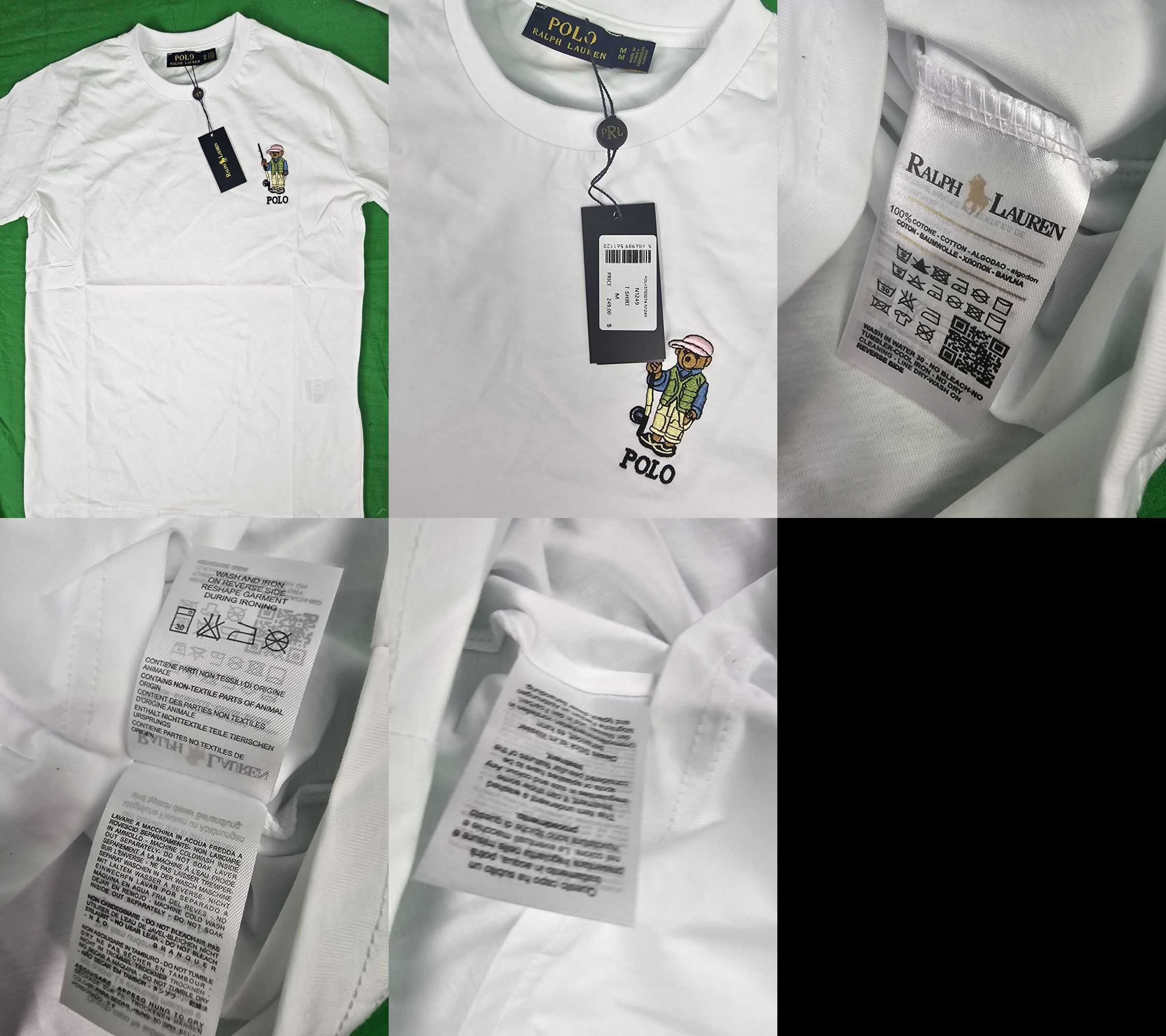 Koszulka męska t-shirt Ralph Lauren polo miś karl lagerfeld