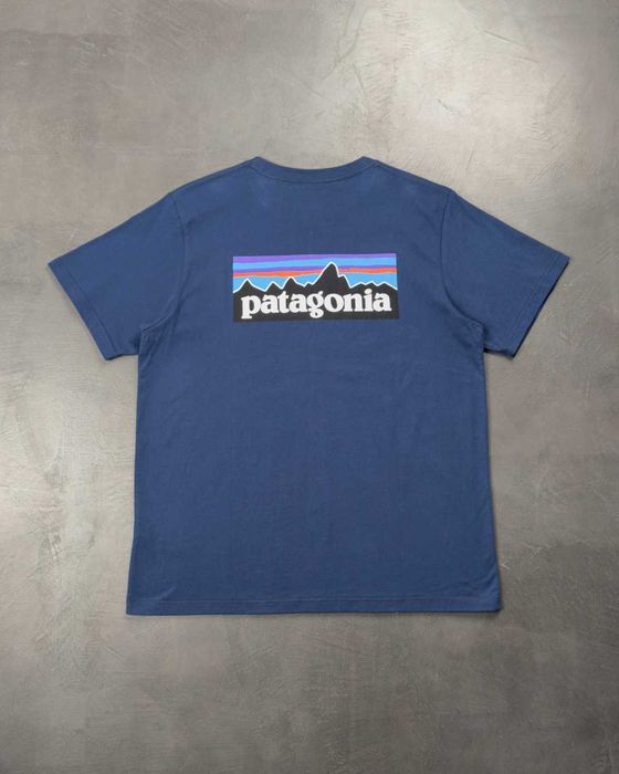 Футболка Patagonia P-6 Logo Responsibili T-Shirt Navy