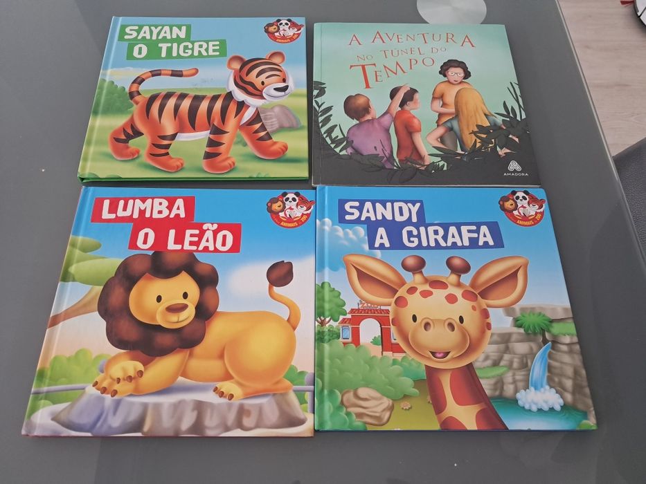 Colecao 4 livros infantis 3-6 anos