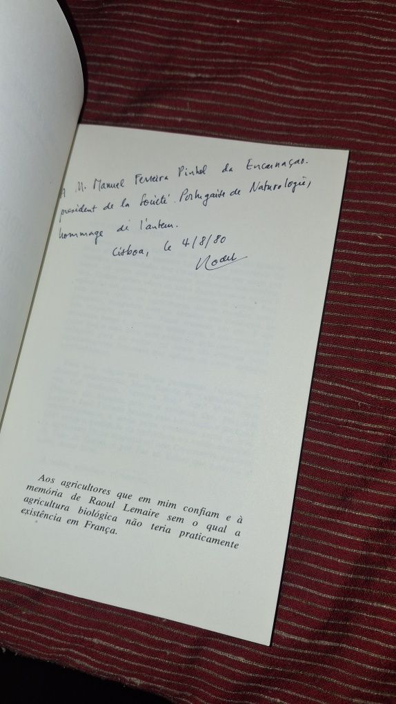 A agricultura biológica Jean Claude Rodet 1980