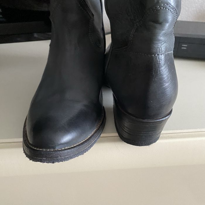 Сапоги козаки шкіра 40р