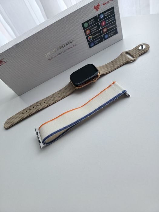 Watch, hk, pełny komplet złoty nowy