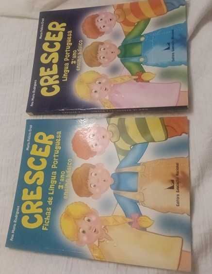 Crescer Lingua Portuguesa 3º Ano 2 livros -Manual + Fichas